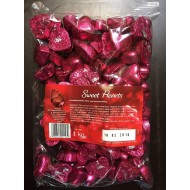Sweet Hearts Chocolate Pralines With Rose Flavoured Filling Sealed Bag 1kg 